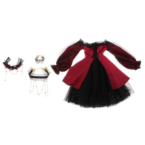 fashion 1/3 doll red dress set dress up for dolls parts girls toys
fashion 1/3 doll red dress set dress up for dolls parts girls toys