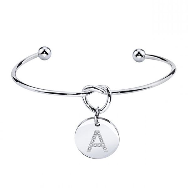 26 letters round bracelet adjustable pendant bangles stainless steel pulseira for women men gift fashion personalized jewelry, Black
26 letters round bracelet adjustable pendant bangles stainless steel pulseira for women men gift fashion personalized jewelry, Black