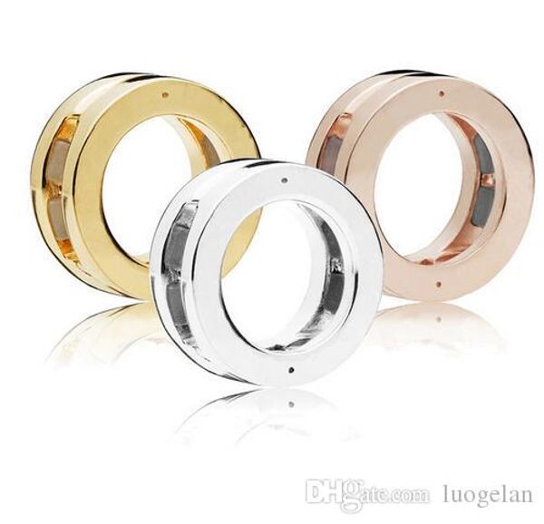 2018 Autumn 925 Sterling Silver Jewelry Reflections Logo Clip Charm Beads Fits Pandora Bracelets Necklace For Women Jewelry
