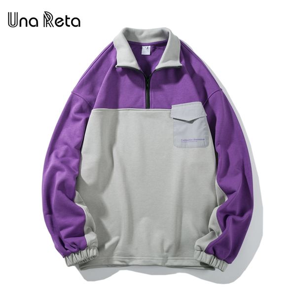 una reta streetwear sweatshirt new autumn hip-hop spell color turn down hoodies men tracksuit harajuku hoodies, Black
una reta streetwear sweatshirt new autumn hip-hop spell color turn down hoodies men tracksuit harajuku hoodies, Black