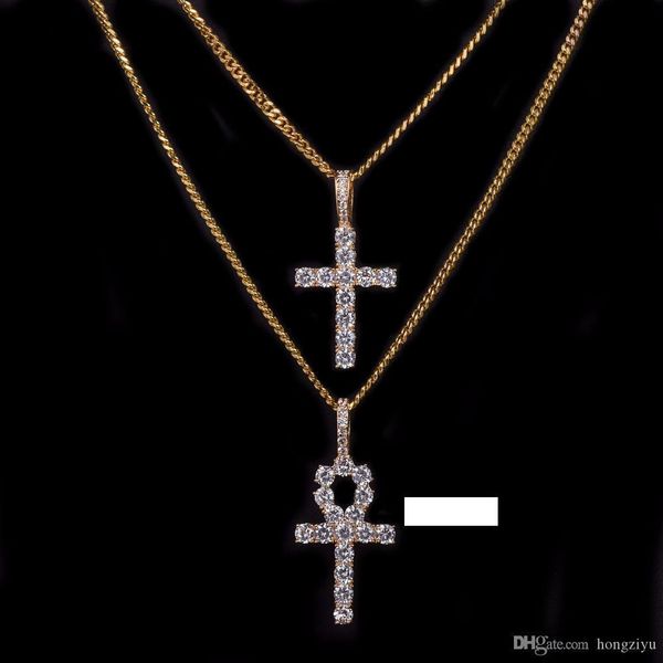 ankh cross necklace pendant necklace bling cubic zircon men women hip hop jewelry rope cuban chain for gift, Silver
ankh cross necklace pendant necklace bling cubic zircon men women hip hop jewelry rope cuban chain for gift, Silver