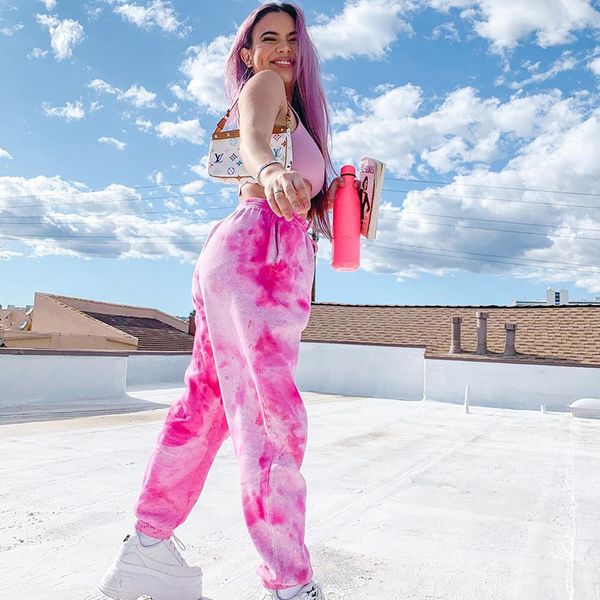 plus size tie-dye sweatpants womens casual elastic high waist loose casual pants comfy stretch hip hop pink ladys trousers, Black;white
plus size tie-dye sweatpants womens casual elastic high waist loose casual pants comfy stretch hip hop pink ladys trousers, Black;white