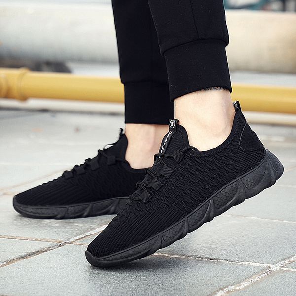 vogue mens casual shoes new fashion sneakers man flat shoes lightweight leisure footwear lace up breathable sport shoe, Black
vogue mens casual shoes new fashion sneakers man flat shoes lightweight leisure footwear lace up breathable sport shoe, Black