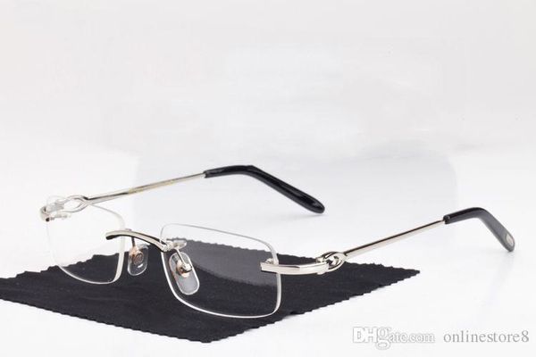 fashion men optical frame glasses rimless gold metal buffalo horn eyewear clear lenses sunglasses occhiali lentes lunette de soleildr35623, White;black
fashion men optical frame glasses rimless gold metal buffalo horn eyewear clear lenses sunglasses occhiali lentes lunette de soleildr35623, White;black