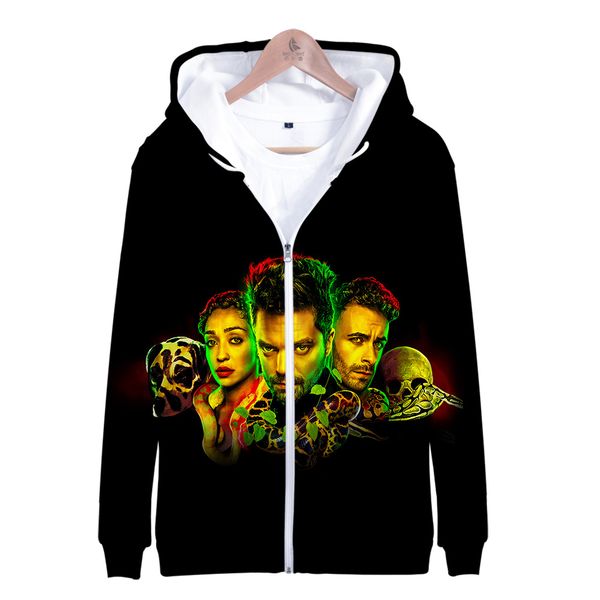 2019 tv series preacher season 4 jesse cassidy tulip 3d print zipper hoodies jacket men/women casual zipper clothes, Black
2019 tv series preacher season 4 jesse cassidy tulip 3d print zipper hoodies jacket men/women casual zipper clothes, Black