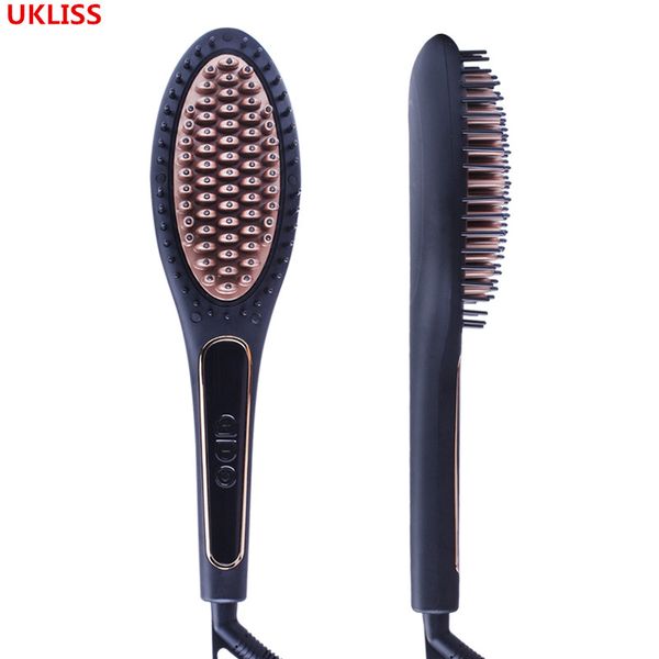2019 hair care styling tools hair straightening irons brushes with lcd display men beard straightener styler comb, Black
2019 hair care styling tools hair straightening irons brushes with lcd display men beard straightener styler comb, Black