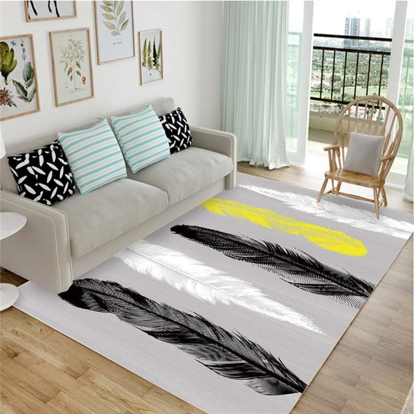 creative feather series european-style rug living room bedroom bedside rectangular non-slip mat coffee table sofa home rug
creative feather series european-style rug living room bedroom bedside rectangular non-slip mat coffee table sofa home rug