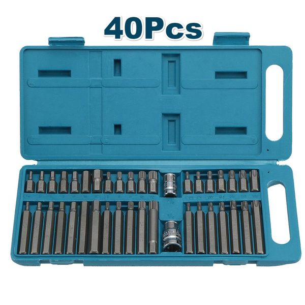40pcs impact socket set 1/2'' 3/8'' adaptor drive shank hex torx xzn spline star extension bit socket adaptor conversion
40pcs impact socket set 1/2'' 3/8'' adaptor drive shank hex torx xzn spline star extension bit socket adaptor conversion