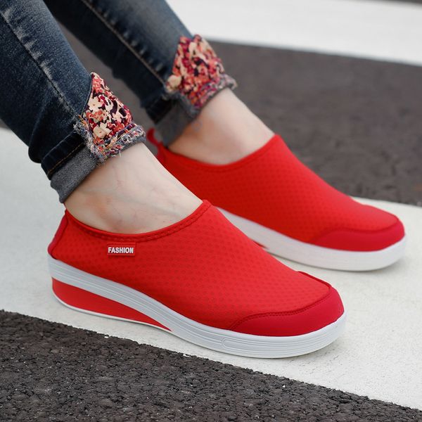2019women breathable mesh shoes loafers fashion light heighten swing trainers autumn slip on casual lazy sneakers, Black
2019women breathable mesh shoes loafers fashion light heighten swing trainers autumn slip on casual lazy sneakers, Black