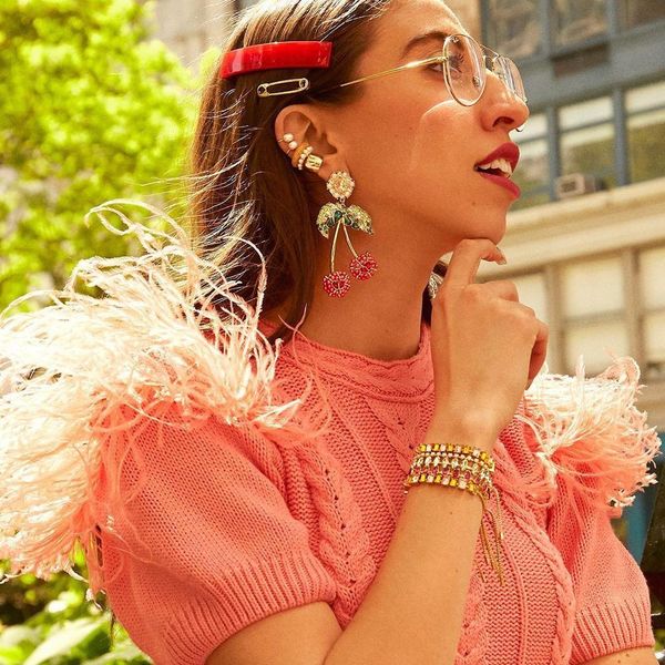 dvacaman 2019 bohemian design cherry crystal drop earrings for women bridal jewelry vintage rhinestone dangle statement earrings, Silver
dvacaman 2019 bohemian design cherry crystal drop earrings for women bridal jewelry vintage rhinestone dangle statement earrings, Silver