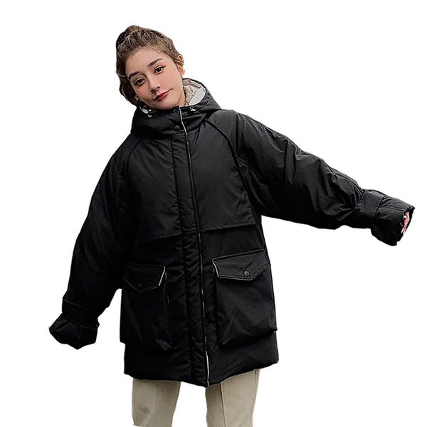 student short winter down coat jacket thick warm basic loose casaco feminino abrigos mujer invierno cotton padded wadded parkas, Black
student short winter down coat jacket thick warm basic loose casaco feminino abrigos mujer invierno cotton padded wadded parkas, Black
