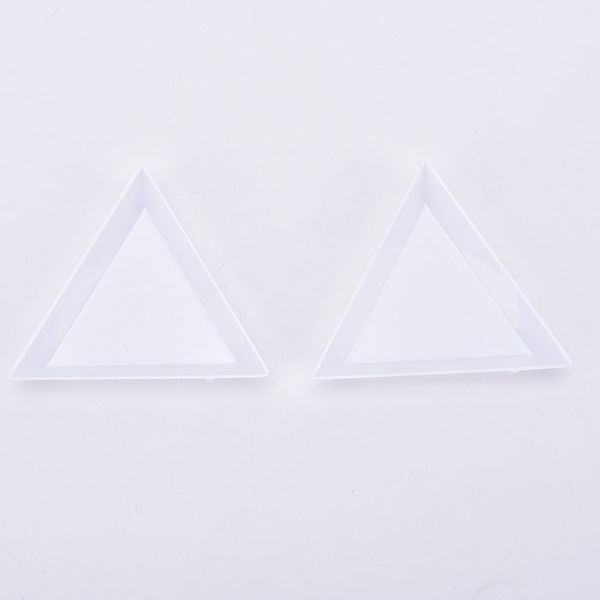 2pcs white plastic nail art rhinestones beads container holder triangle craft organizer nail art tools, Silver;gold
2pcs white plastic nail art rhinestones beads container holder triangle craft organizer nail art tools, Silver;gold