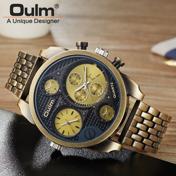 oulm watch men brown luxury quartz steel mens watches chronograph clock man men's watch wristwatches, Slivery;brown
oulm watch men brown luxury quartz steel mens watches chronograph clock man men's watch wristwatches, Slivery;brown