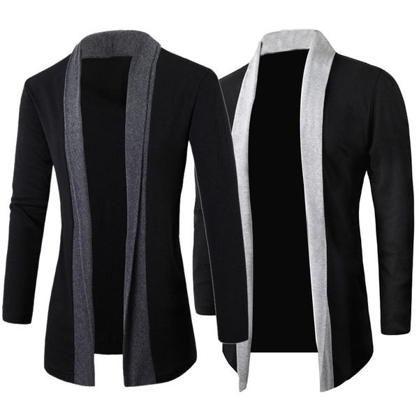 winter and autumn casual men color block lapel long sleeve cardigan open front jacket men's clothes, Black;brown
winter and autumn casual men color block lapel long sleeve cardigan open front jacket men's clothes, Black;brown