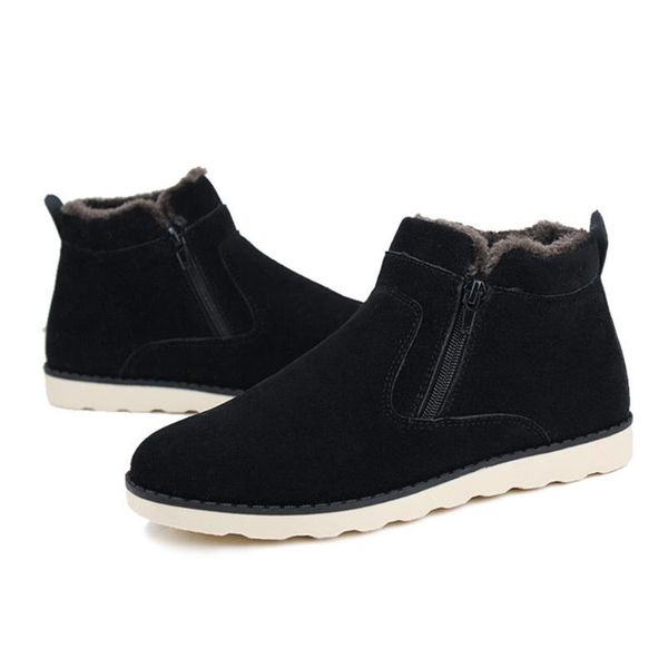 мужчины зимы теплые ботильоны zip high top сгущает snow boots вскользь плоские ботинки, Black
мужчины зимы теплые ботильоны zip high top сгущает snow boots вскользь плоские ботинки, Black
