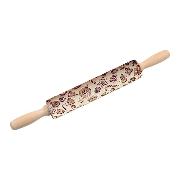 christmas gift pattern embossing rolling pin for diy kitchen gingerbread cookies sep99(small gift
christmas gift pattern embossing rolling pin for diy kitchen gingerbread cookies sep99(small gift