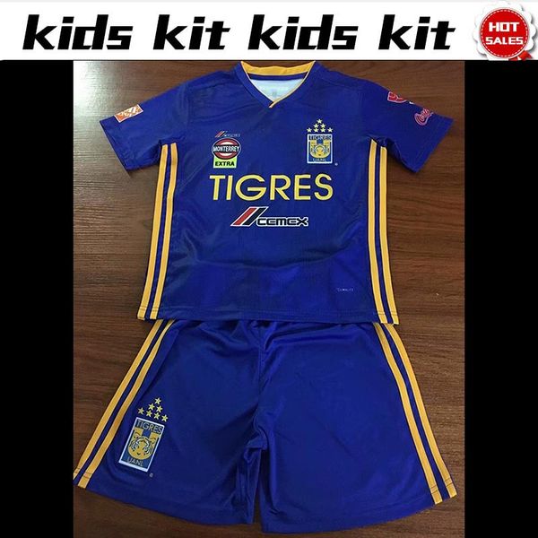 kids kit 2020 tigres uanl away soccer jerseys 19/20 child suit mexico football club blue soccer shirts boys football uniforms shirt+shorts, Black
kids kit 2020 tigres uanl away soccer jerseys 19/20 child suit mexico football club blue soccer shirts boys football uniforms shirt+shorts, Black