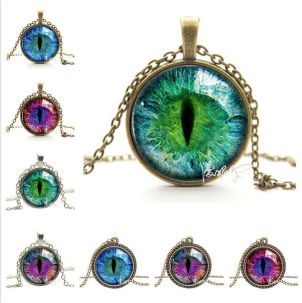 fashion designer 8 styles dragon eye necklace glass cabochon cat eye necklaces art picture chain necklaces jewelry women gift, Silver
fashion designer 8 styles dragon eye necklace glass cabochon cat eye necklaces art picture chain necklaces jewelry women gift, Silver