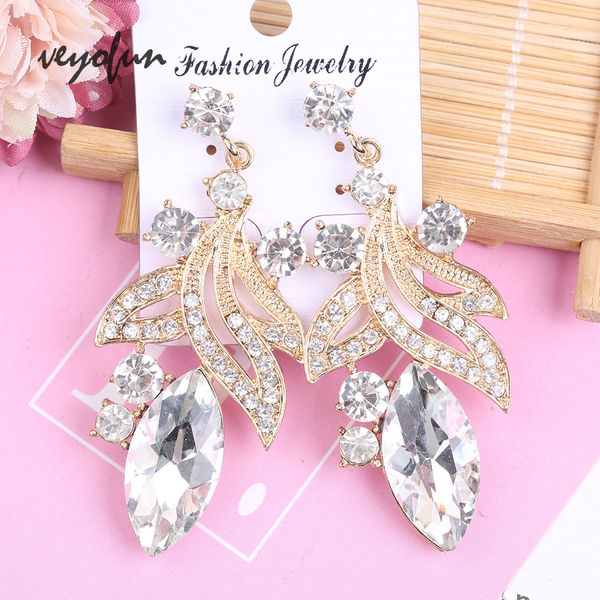veyofun geometry crystal drop earrings for women vintage earrings fashion jewelry brinco wholesale, Silver
veyofun geometry crystal drop earrings for women vintage earrings fashion jewelry brinco wholesale, Silver