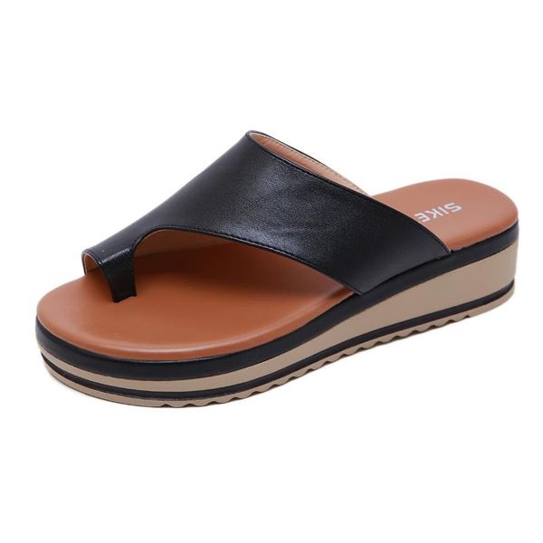 summer sandals women slippers peep toe platform casual shoes woman beach flip flops female slides sandalia feminina, Black 
summer sandals women slippers peep toe platform casual shoes woman beach flip flops female slides sandalia feminina, Black