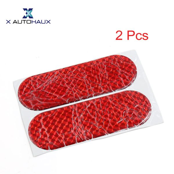 x autohaux 2pcs 12cmx4cm car auto exterior reflector decal stick-on reflective sticker red car reflective sticker accessories
x autohaux 2pcs 12cmx4cm car auto exterior reflector decal stick-on reflective sticker red car reflective sticker accessories