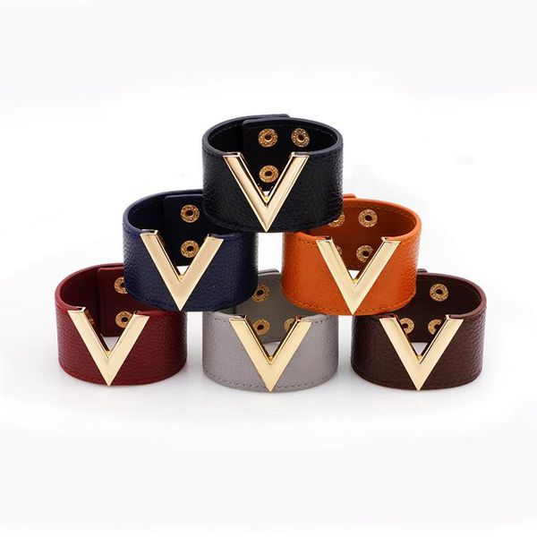 beichong classic wide genuine leather bangle v charm bracelet for women&girl adjustable gold bracelet with snap-fastener, Golden;silver
beichong classic wide genuine leather bangle v charm bracelet for women&girl adjustable gold bracelet with snap-fastener, Golden;silver