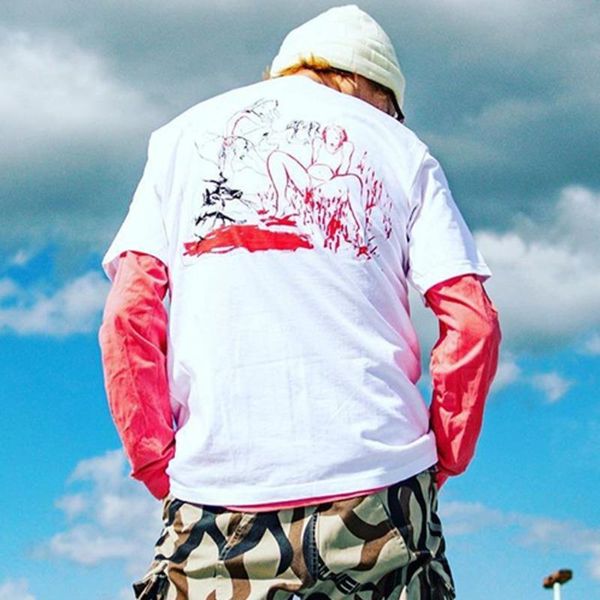 fw19 week 7 heroines tee с коротким рукавом круглый вырез футболки мода удобная футболка высокое качество пара женщин мужская дизайнерская р, White;black
fw19 week 7 heroines tee с коротким рукавом круглый вырез футболки мода удобная футболка высокое качество пара женщин мужская дизайнерская р, White;black