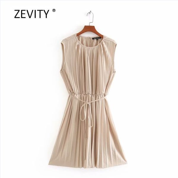 women elegant o neck sleeveless solid vestido casual slim pleated dress female chic elastic waist lace up mini dresses ds4006, Black;gray
women elegant o neck sleeveless solid vestido casual slim pleated dress female chic elastic waist lace up mini dresses ds4006, Black;gray