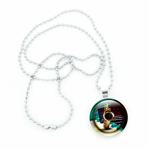 retro saxophone time gemstone pendant necklace musical instrument jewelry handmade jewelry
retro saxophone time gemstone pendant necklace musical instrument jewelry handmade jewelry