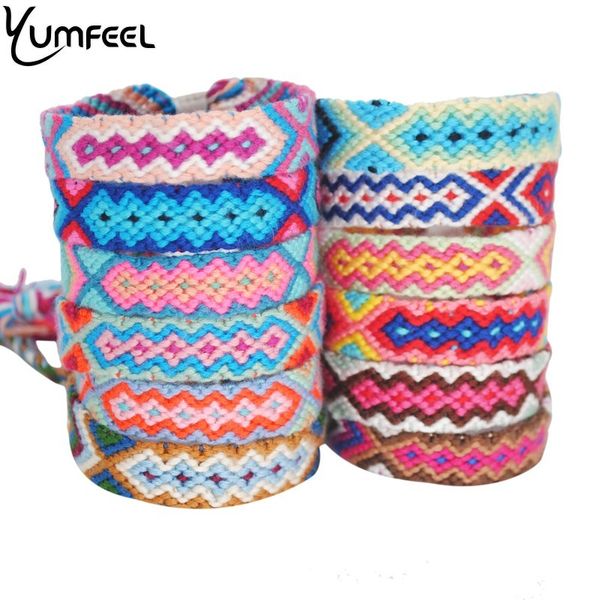 yumfeel bohemian vintage braided bracelets mixed lot colorful cotton cord hand weave bracelet 12pcs/lot jewelry gifts women men, Black
yumfeel bohemian vintage braided bracelets mixed lot colorful cotton cord hand weave bracelet 12pcs/lot jewelry gifts women men, Black