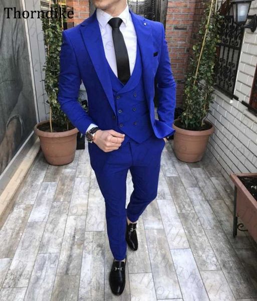 thorndike groomsmen suits formal suits 3 pieces sets peaked lapel custom made groom tuxedos casual blue wedding man, White;black
thorndike groomsmen suits formal suits 3 pieces sets peaked lapel custom made groom tuxedos casual blue wedding man, White;black
