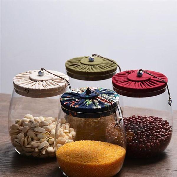 1000ml cloth cover grain container sealed storage container glass jar empty storage bottle for coffee bean sugar
1000ml cloth cover grain container sealed storage container glass jar empty storage bottle for coffee bean sugar