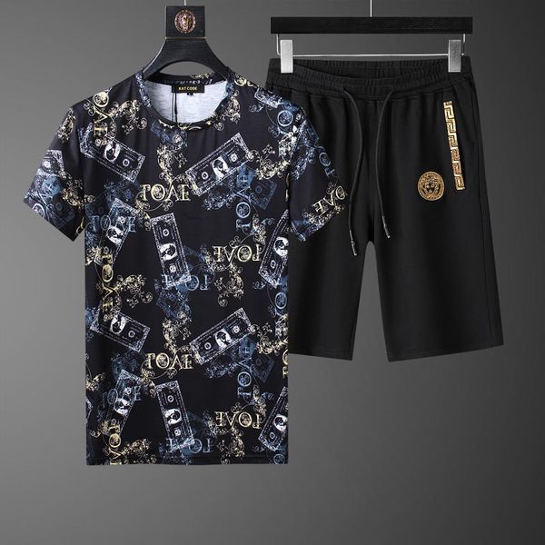 fashion style mens tracksuit mens designer tracksuits summer sportswear short sleeves pullover jogger pants suits sweatsuit, Gray
fashion style mens tracksuit mens designer tracksuits summer sportswear short sleeves pullover jogger pants suits sweatsuit, Gray