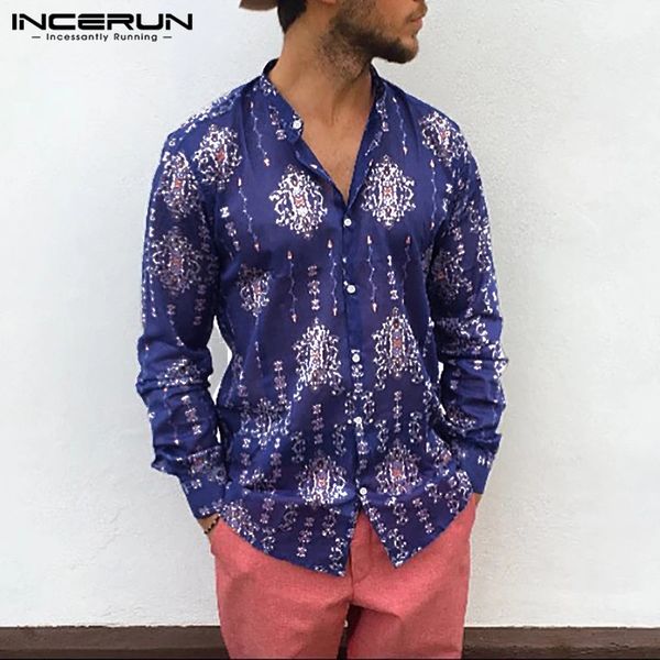 2019 men hawaiian shirt loose printed lapel ethnic style vintage casual breathable long sleeve shirts vacation camisa autumn 3xl, White;black
2019 men hawaiian shirt loose printed lapel ethnic style vintage casual breathable long sleeve shirts vacation camisa autumn 3xl, White;black