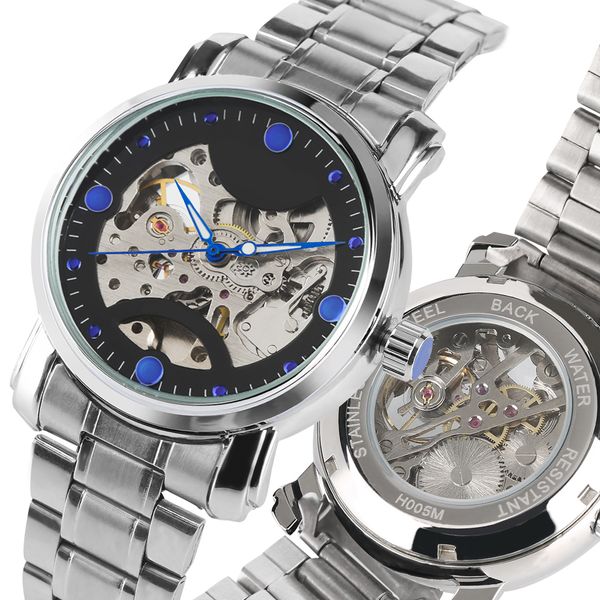 skeleton mechanical watch transparent hand-winding waterproof leather band mechanical watches business style timepieces clock, Slivery;brown
skeleton mechanical watch transparent hand-winding waterproof leather band mechanical watches business style timepieces clock, Slivery;brown