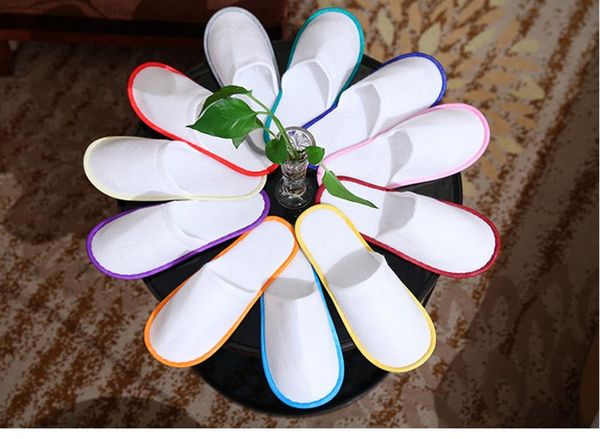 l disposable slippers spa anti-slip disposable slippers home guest shoes multi-colors breathable with opp package
l disposable slippers spa anti-slip disposable slippers home guest shoes multi-colors breathable with opp package