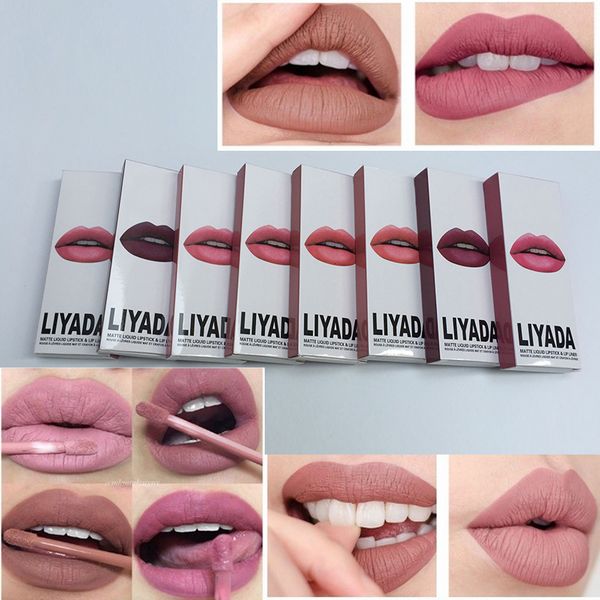 8pcs/lot liquid lipstick matte red lips makeup lipstick set mate lip gloss ruj me nude cosmetics lip kit batom
8pcs/lot liquid lipstick matte red lips makeup lipstick set mate lip gloss ruj me nude cosmetics lip kit batom