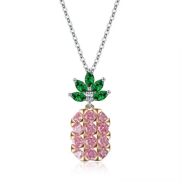2020 european and american creative new cute fruit necklace fashion jewelry crystal from swarovskis fit women and girls as gifts, Silver
2020 european and american creative new cute fruit necklace fashion jewelry crystal from swarovskis fit women and girls as gifts, Silver