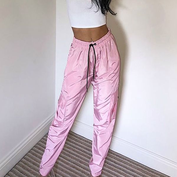 women's pants & capris fashion harajuk women pink high waist hiphop black long pant cool girls combat joggers dance satin harem, Black;white
women's pants & capris fashion harajuk women pink high waist hiphop black long pant cool girls combat joggers dance satin harem, Black;white