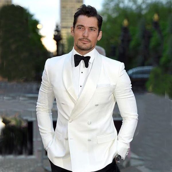 new ivory mens wedding suits slim fit wedding tuxedos double breasted groom wear bridegroom suits 2pcs jacket pants costume homme 707, Black;gray
new ivory mens wedding suits slim fit wedding tuxedos double breasted groom wear bridegroom suits 2pcs jacket pants costume homme 707, Black;gray