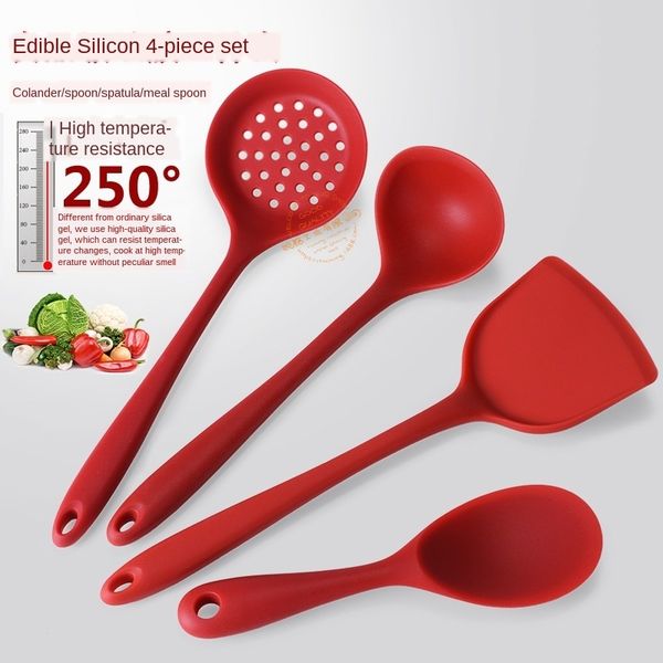 kitchen tools silicone kitchenware 4-piece set cooking spoon shovel non-stick pan shovel spoon set kitchen utensils
kitchen tools silicone kitchenware 4-piece set cooking spoon shovel non-stick pan shovel spoon set kitchen utensils