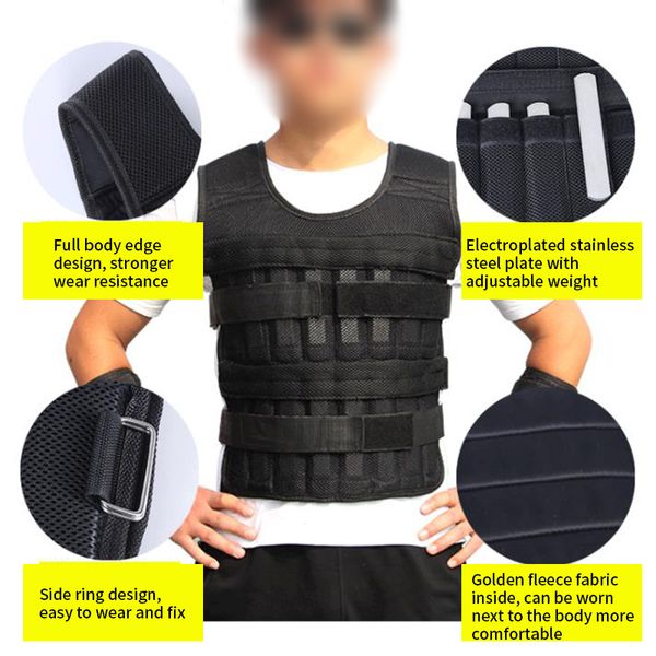1.5kg adjustable loading weighted vest for gym training exercise swat sanda sparring boxing weight vest fitness equipments, Black;red
1.5kg adjustable loading weighted vest for gym training exercise swat sanda sparring boxing weight vest fitness equipments, Black;red