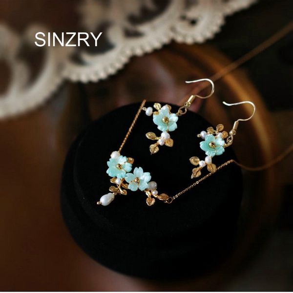 sinzry new handmade natural freshwater pearl sweety flower pendant necklace earring jewelry set for female, Silver
sinzry new handmade natural freshwater pearl sweety flower pendant necklace earring jewelry set for female, Silver