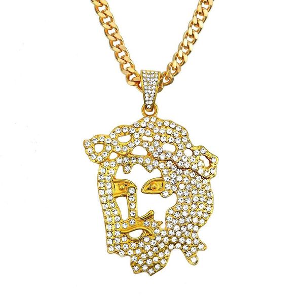 hip hop jesus diamonds pendant necklaces for men alloy rhinestone religious luxury necklace stainless steel fashion cuban chain, Silver
hip hop jesus diamonds pendant necklaces for men alloy rhinestone religious luxury necklace stainless steel fashion cuban chain, Silver