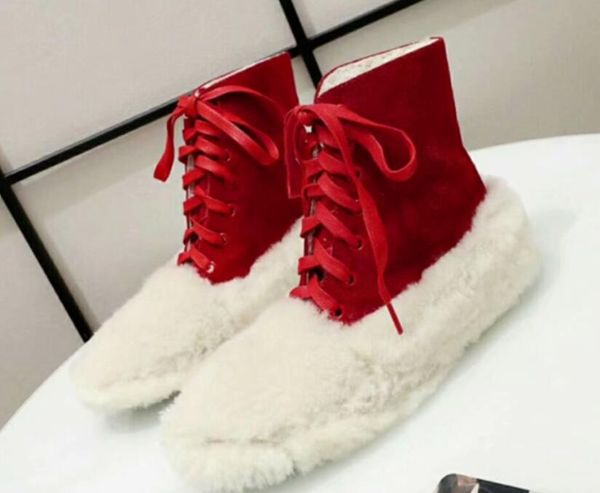 women winter sneakers ankle boots designer f original luxury lambswool ins fashion brand genuine leather thick bottom sports boot, Black
women winter sneakers ankle boots designer f original luxury lambswool ins fashion brand genuine leather thick bottom sports boot, Black