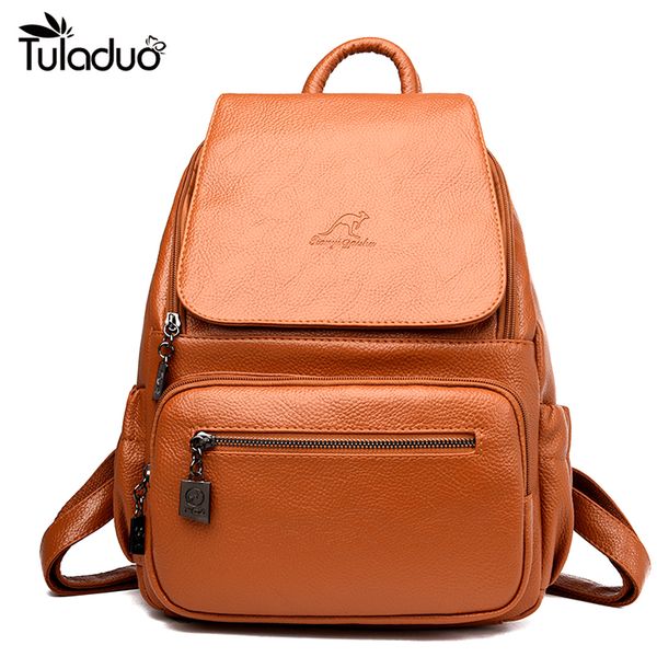 women vintage backpacks leather backpacks for teenage girls sac a main female school shoulder bags daily back pack
women vintage backpacks leather backpacks for teenage girls sac a main female school shoulder bags daily back pack