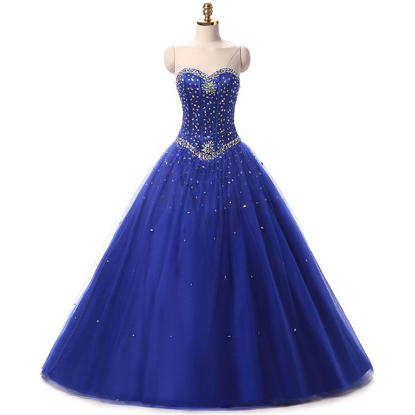 royal blue ball gown prom dresses quinceanera dress with jacket beads corset fitted fare sweet 16 girls party wear, Blue;red
royal blue ball gown prom dresses quinceanera dress with jacket beads corset fitted fare sweet 16 girls party wear, Blue;red