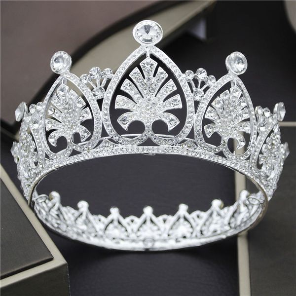 vintage bridal crown wedding tiara round diadem for king queen bride hair jewelry wedding hair ornaments, Golden;white
vintage bridal crown wedding tiara round diadem for king queen bride hair jewelry wedding hair ornaments, Golden;white