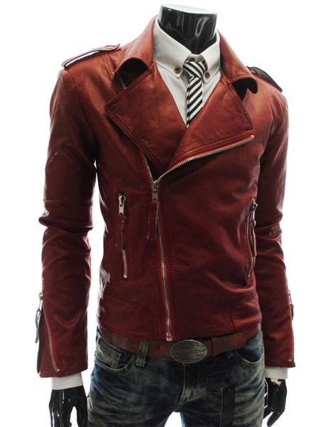 spring new men's leather jackets men leather masculino bomber biker jackets for men skin jacket coats-95201, Black
spring new men's leather jackets men leather masculino bomber biker jackets for men skin jacket coats-95201, Black
