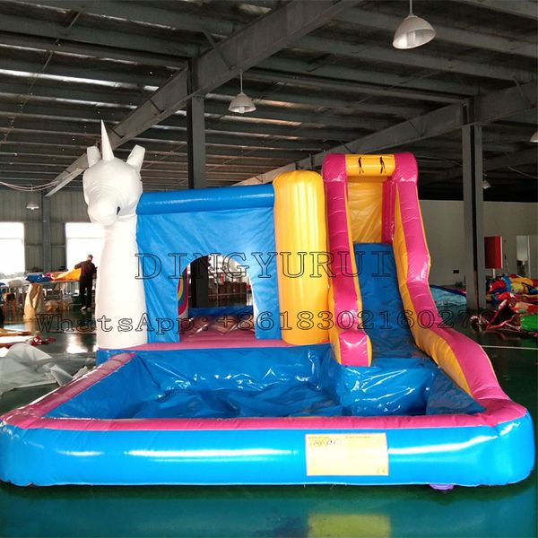 unicorn design inflatable bouncer slide with pool outdoor jumping bounce combo game trampoline slide pool 3 in 1
unicorn design inflatable bouncer slide with pool outdoor jumping bounce combo game trampoline slide pool 3 in 1